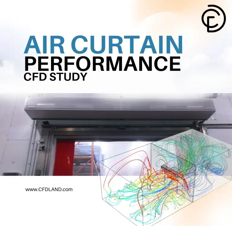 Air Curtain Performance CFD Simulation: ANSYS Fluent HVAC Tutorial