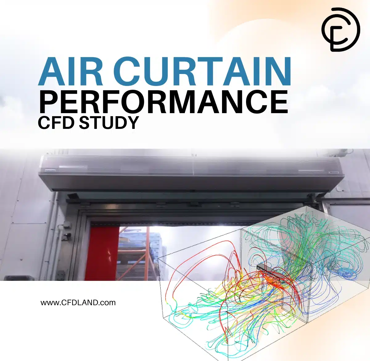 Air Curtain Performance CFD Simulation: ANSYS Fluent HVAC Tutorial