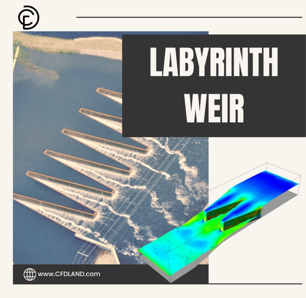 Labyrinth Weir CFD Simulation: ANSYS Fluent Multiphase Tutorial