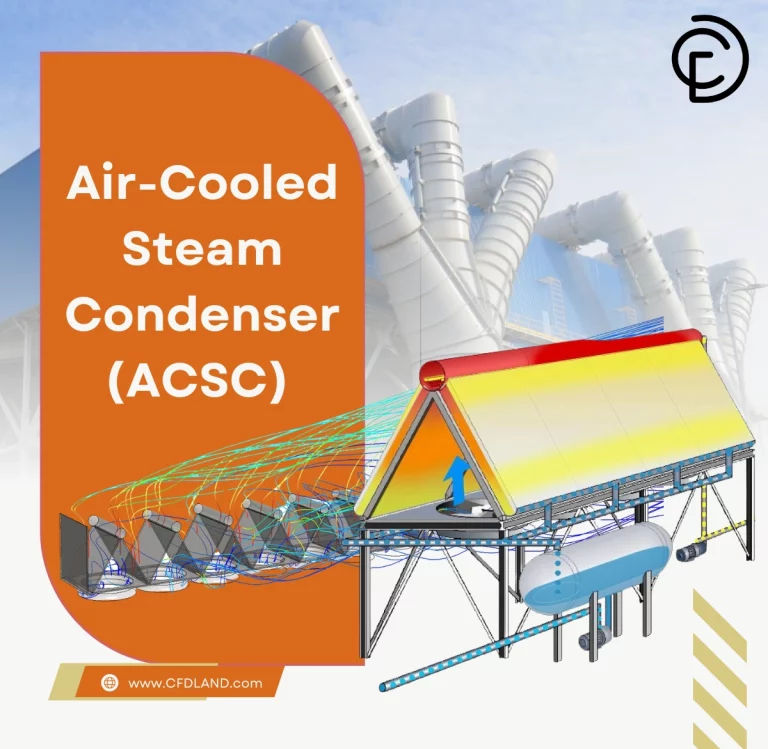 Air-Cooled Steam Condenser CFD Simulation: ANSYS Fluent Thermal Analysis