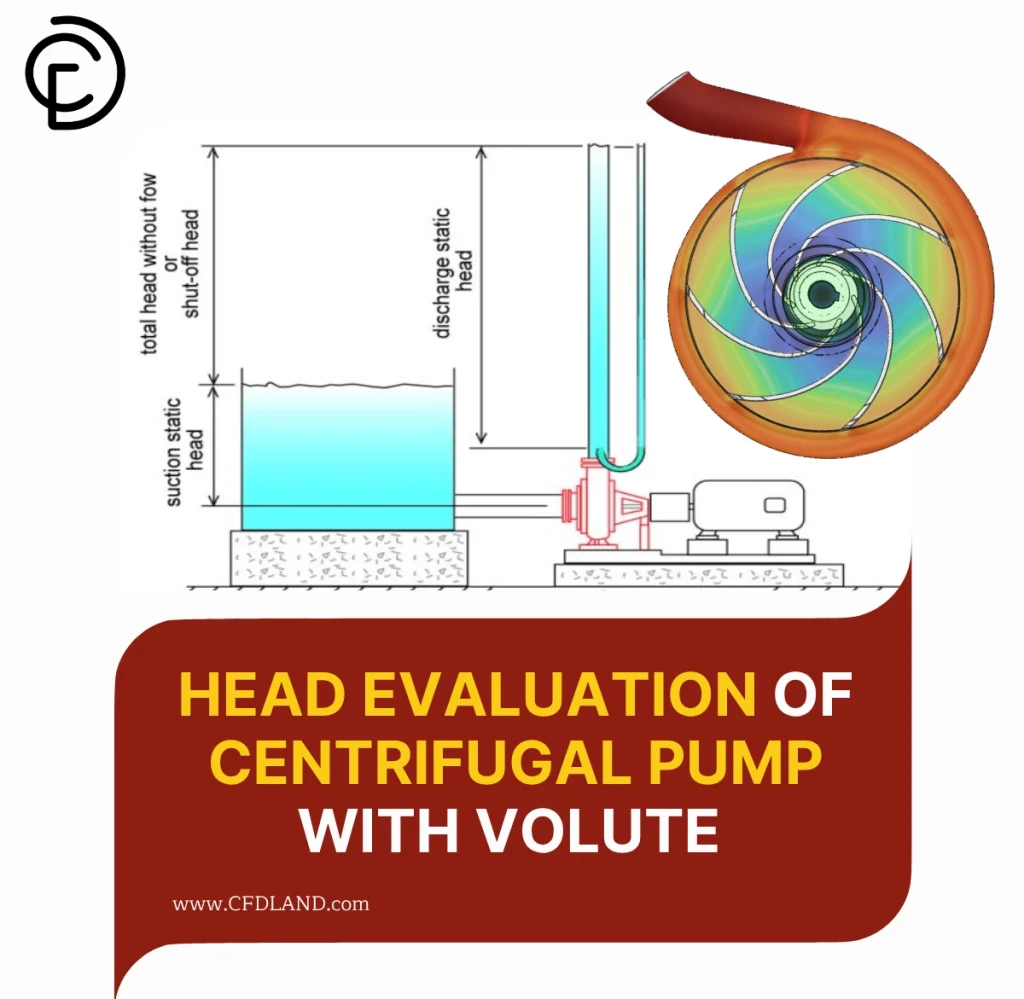 Head Evaluation of Centrifugal Pump with Volute CFD: ANSYS Fluent Tutorial
