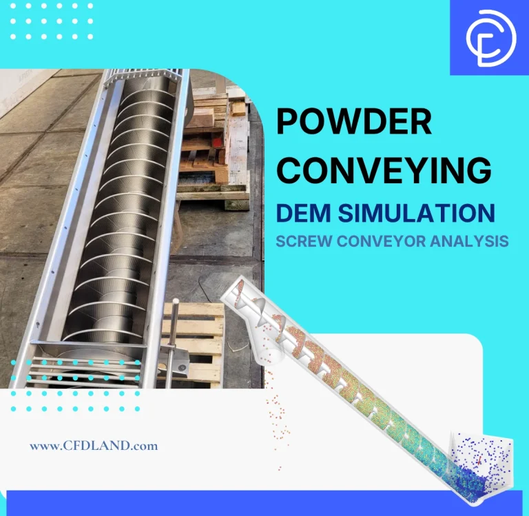 Powder Conveying DEM Simulation: Screw Conveyor Analysis