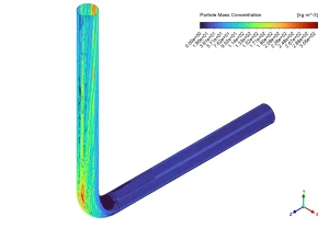 Erosion Rate In Oil Pipe CFD Analysis: McLaury Model and DPM