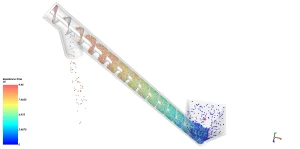 Powder Conveying DEM Simulation: Screw Conveyor Analysis