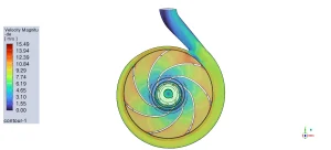 Head Evaluation of Centrifugal Pump with Volute CFD: ANSYS Fluent Tutorial