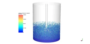 Fluent-Rocky DEM Coupling for Mixing Tank CFD Analysis