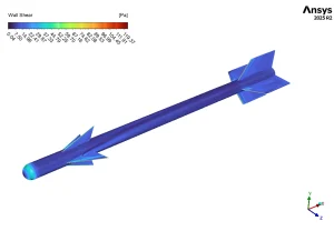 CFD Analysis of Canard Missile Aerodynamics: ANSYS Fluent Tutorial