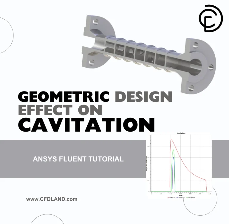 Geometric Design Effect on Cavitation CFD: ANSYS Fluent Tutorial