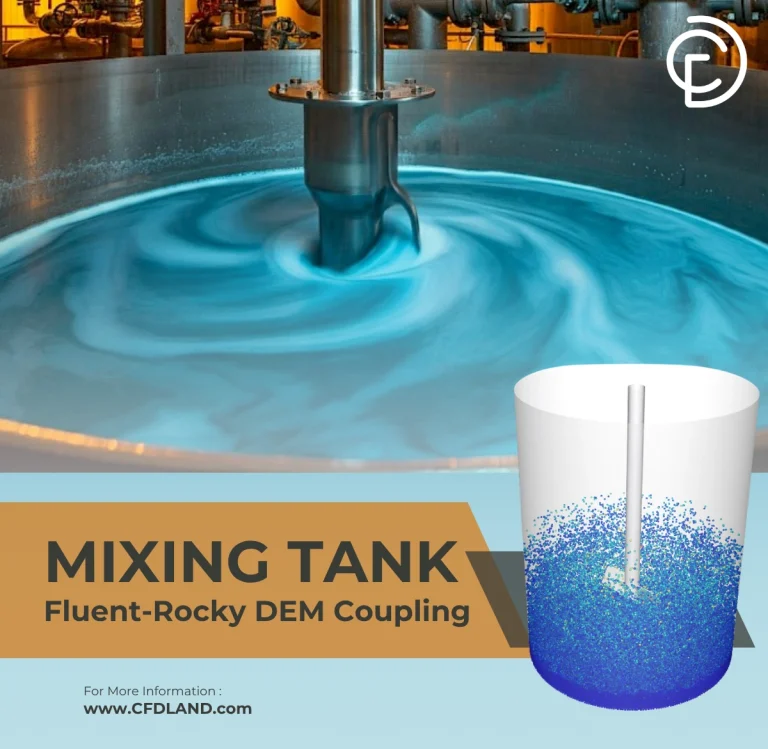 Fluent-Rocky DEM Coupling for Mixing Tank CFD Analysis