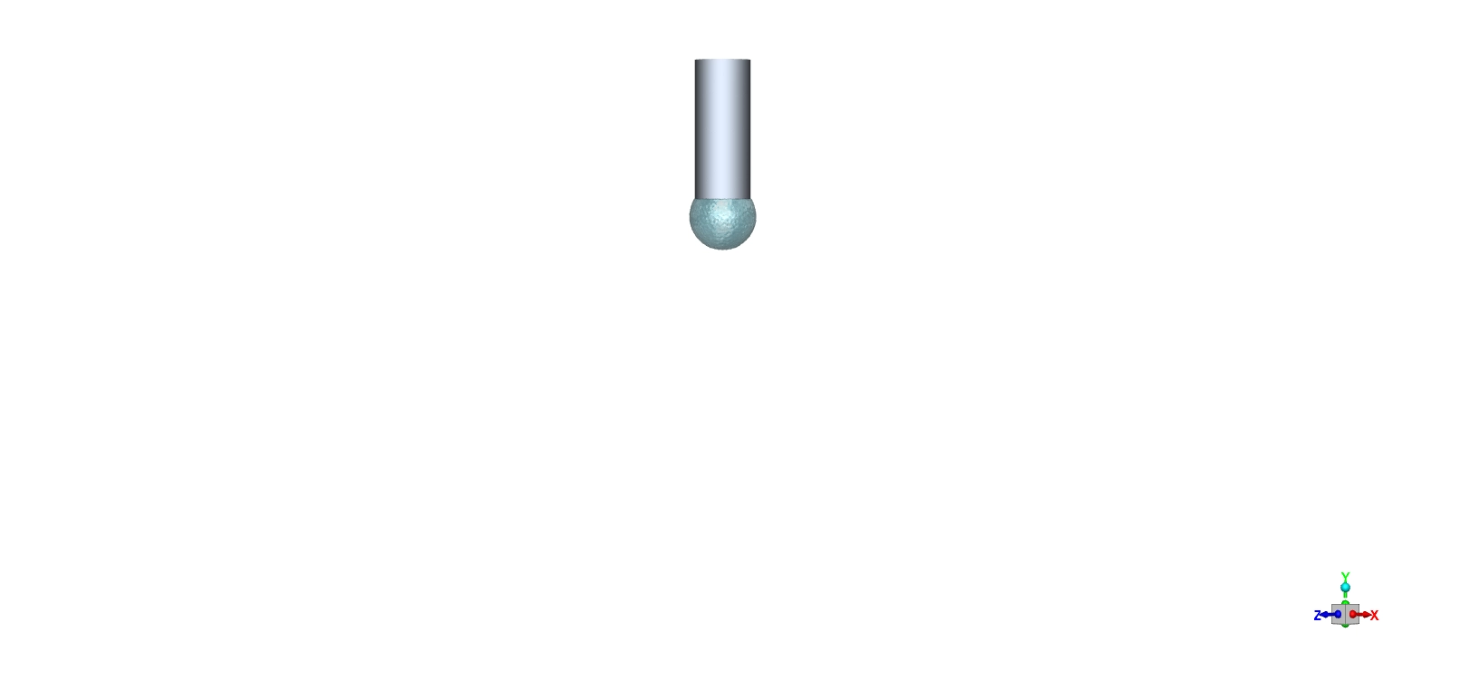 Thinning and pinching off water droplet falling from a faucet