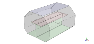 Schematic design – 3 points to measure pressure – one on top wall , P4 on front wall (14cm above the baffle) – p5 on side wall with 36cm above the bottom tank face
