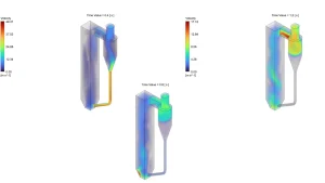 Circulating Fluidized Bed CFD-DEM | Rocky ANSYS Fluent Simulation