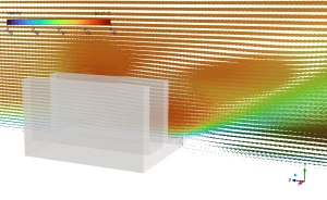 Flat Plate With Fins Heat Transfer CFD Analysis