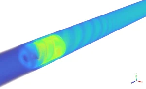 Capsule Microrobot In Biomedical CFD Simulation