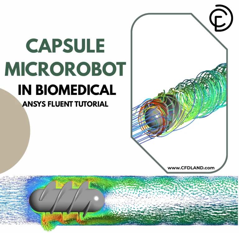 Capsule Microrobot In Biomedical CFD Simulation