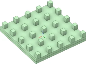 : Initial base model geometry
