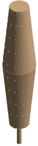 Schematic of a VBWT system with base and spring design