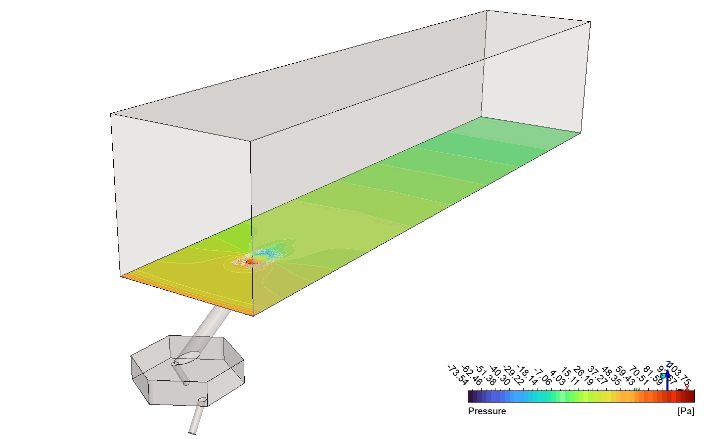 Swirling Film Blade Cooling CFD Simulation ANSYS Tutorial