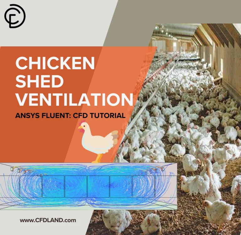 Chicken Shed Ventilation in ANSYS Fluent: CFD Tutorial